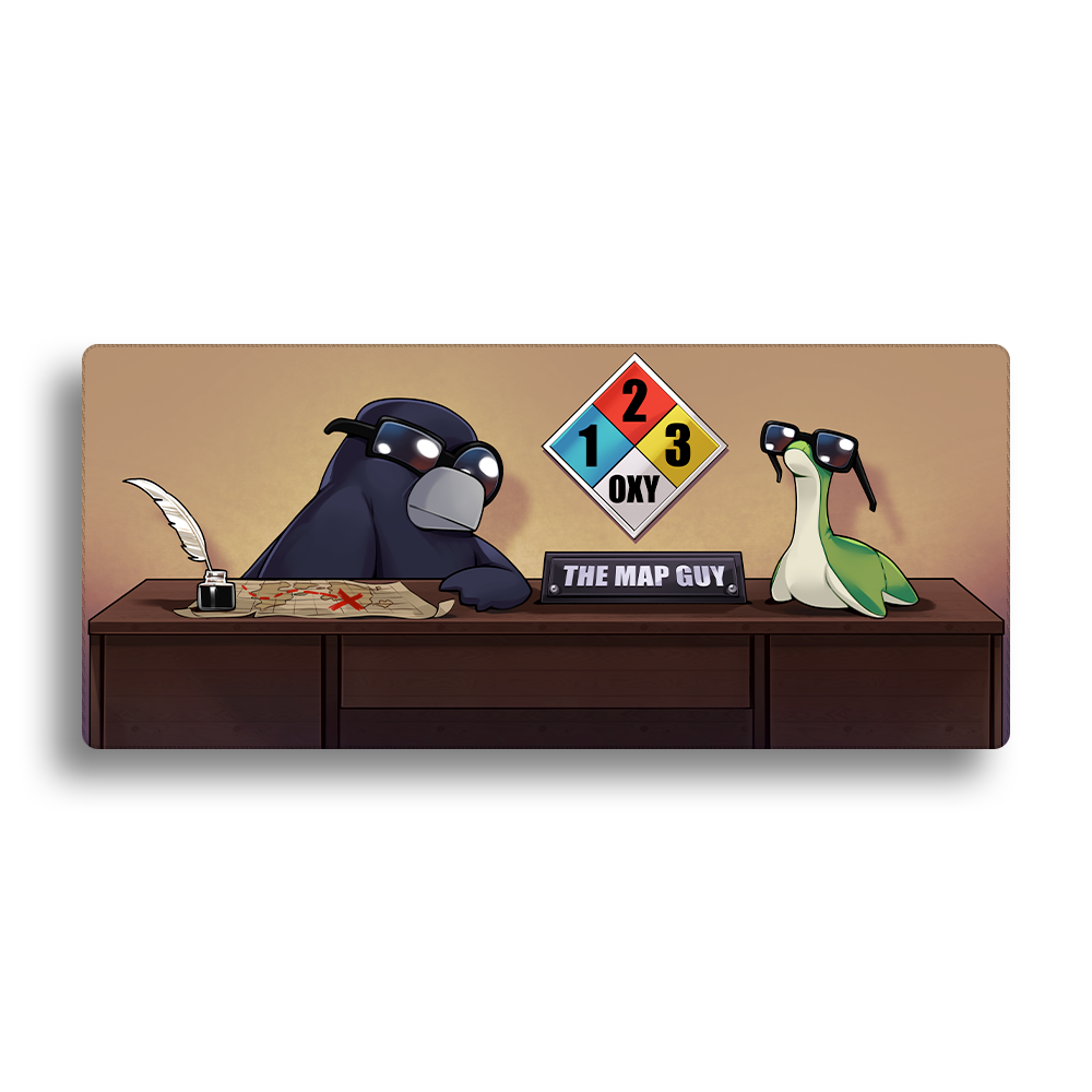 MooreOver | Crow at Work - Desk Mat