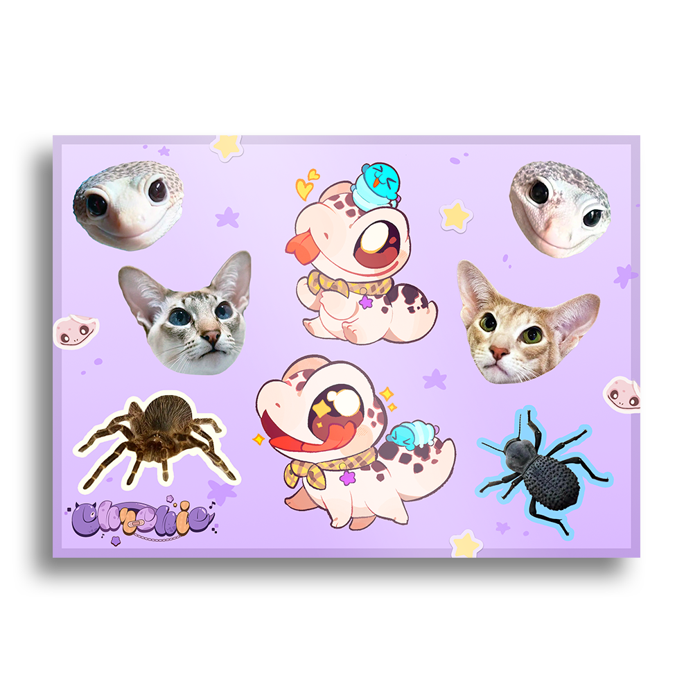 Chrchie | Critter Crew Sticker Sheet