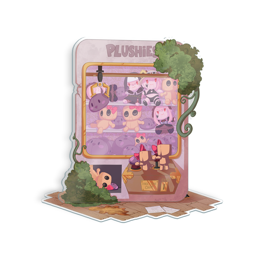 PorcelainMaid | Plushie Arcade - Standee