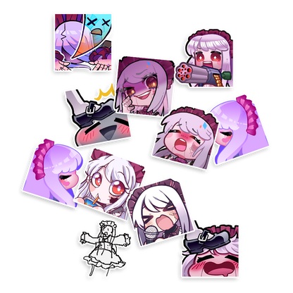 PorcelainMaid | Emote - Sticker Sheet