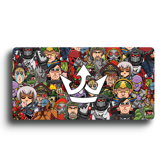 Tabletop Titans | Character Collage - Desk Mat