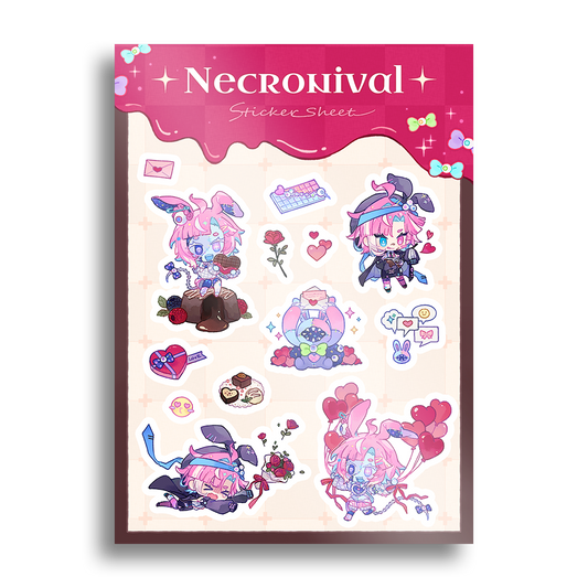 Necronival | Zombie in Love - Sticker Sheet